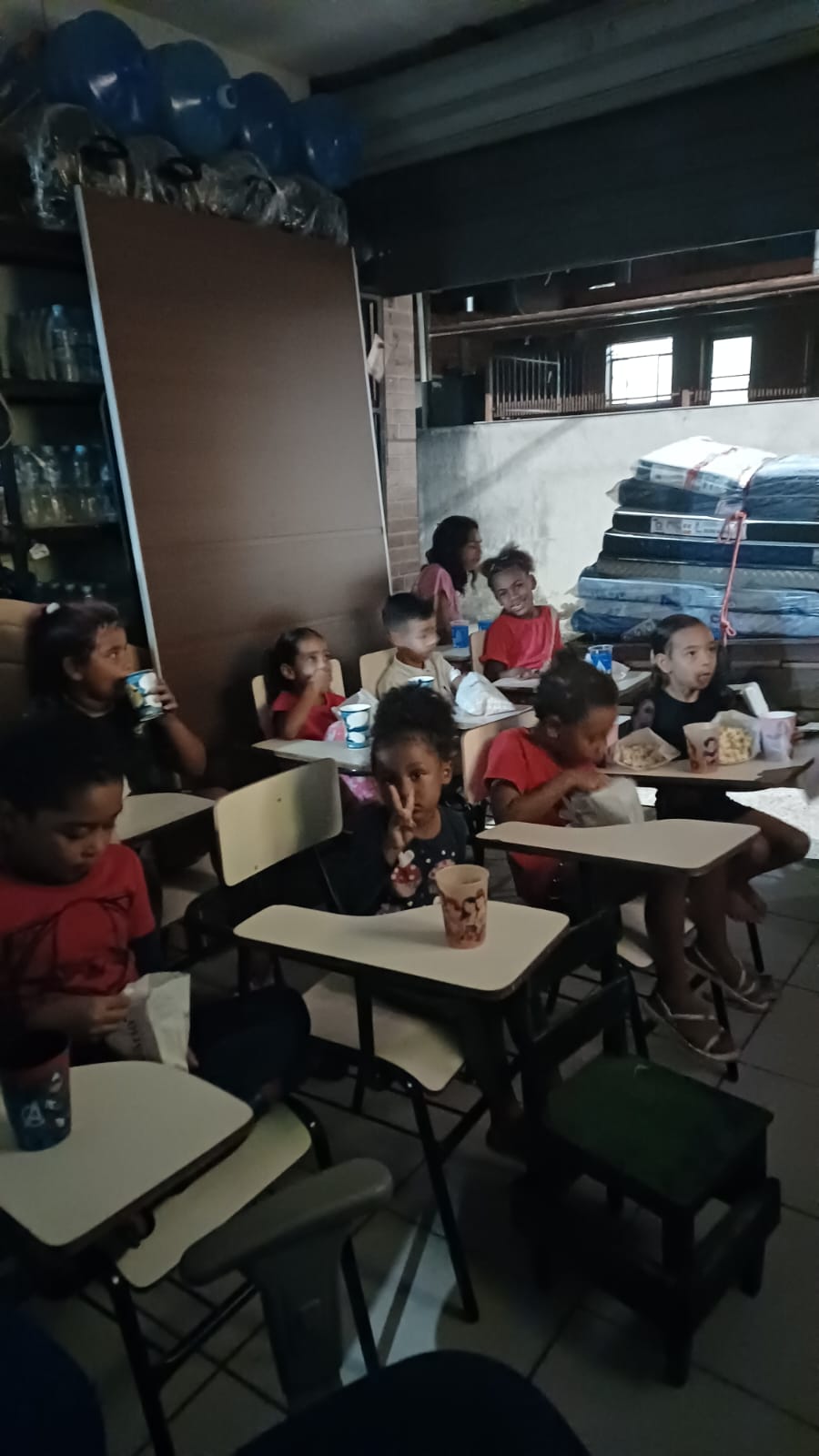 Festinha com as crianças
