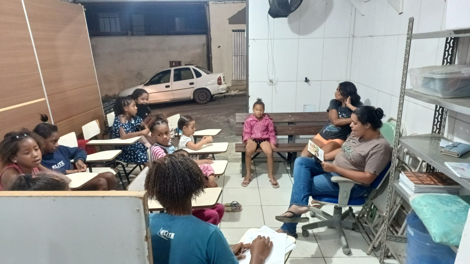 Momento de leitura e aprendizado